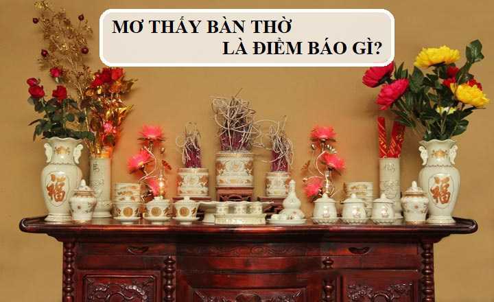 mơ thấy bàn thờ
