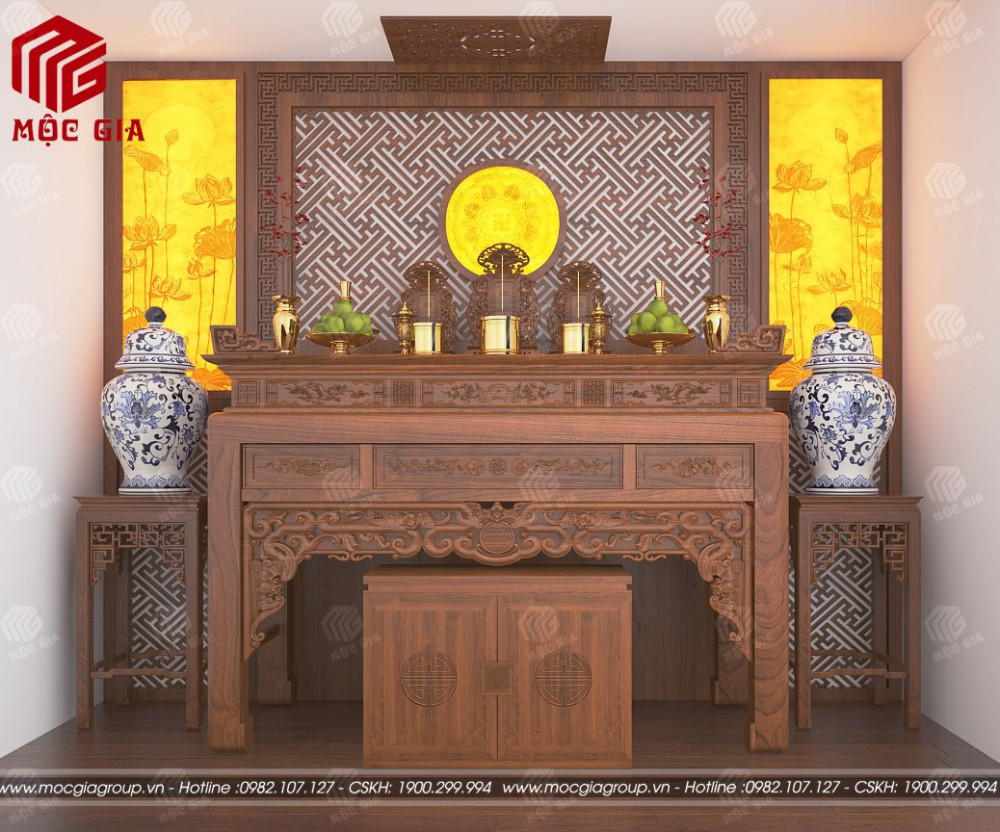 Bàn thờ hiện đại đẹp
