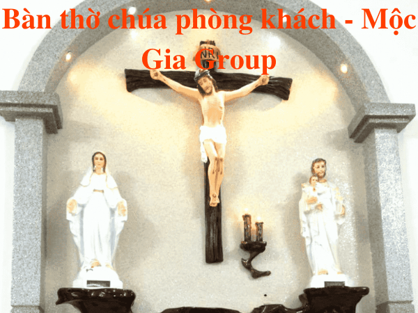 Bàn thờ chúa phòng khách