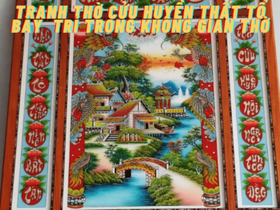 Tranh thờ cửu huyền thất tổ