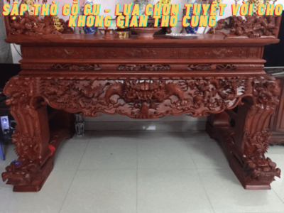 Sập thờ gỗ Gụ