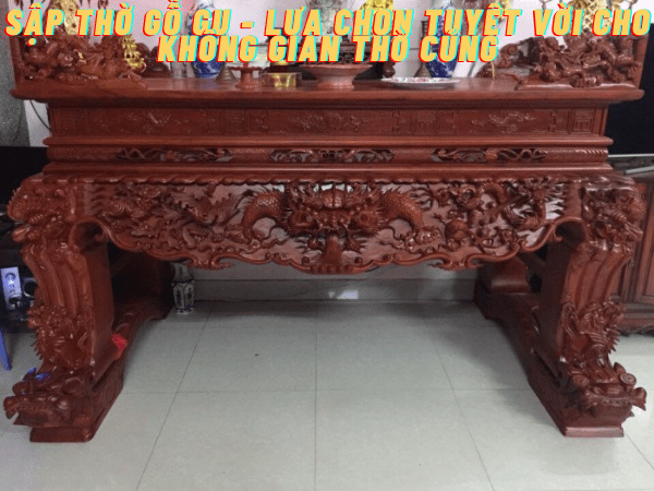 Sập thờ gỗ Gụ