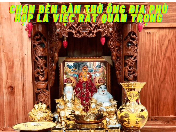 Đèn bàn thờ ông địa