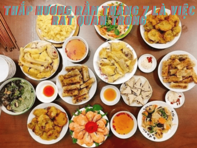 Thắp hương rằm tháng 7 là việc rất quan trọng