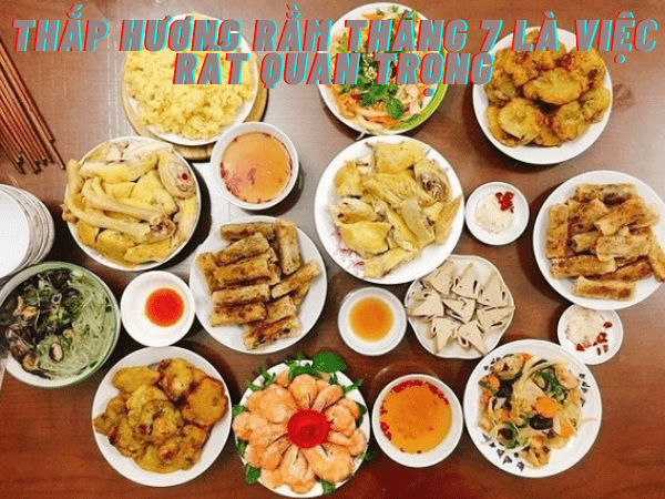 Thắp hương rằm tháng 7 là việc rất quan trọng