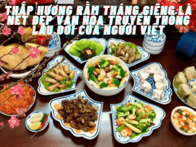 Thắp hương rằm tháng Giêng