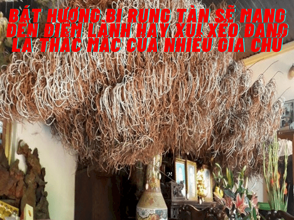 Bát hương bị rụng tàn