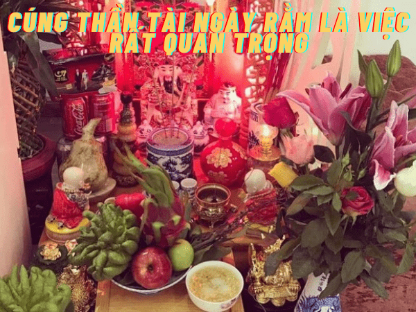 Cúng thần tài ngày rằm