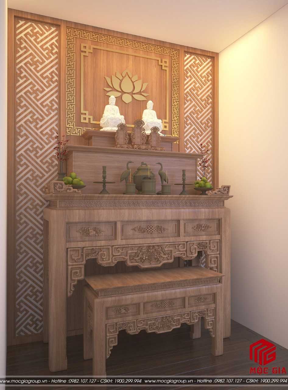 Kích thước bàn thờ gia tiên 3 tầng