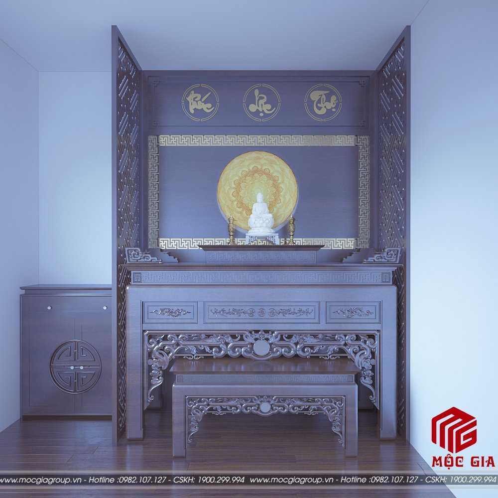 Vách ngăn bàn thờ chung cư