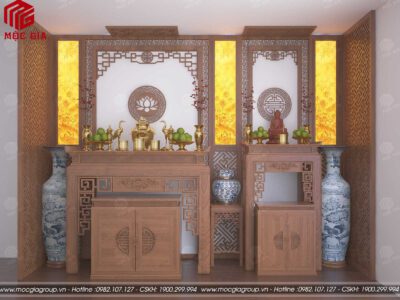 Mẫu bàn thờ đẹp cho nhà chung cư