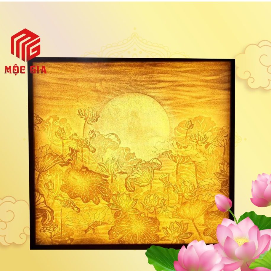 Tranh Trúc Chỉ Ngang Cao Cấp - TT 54