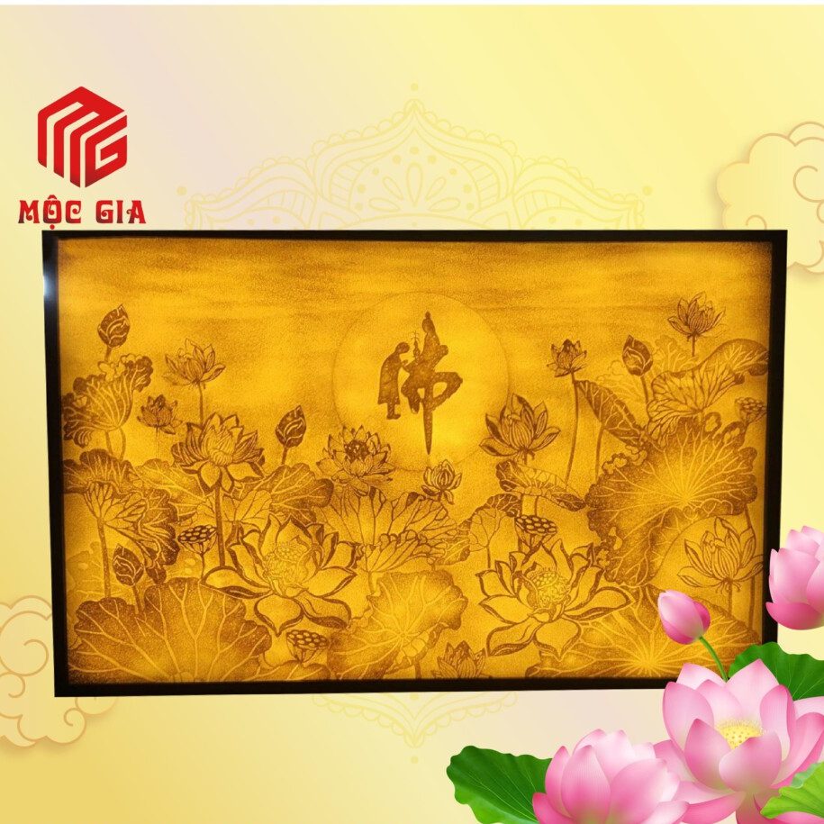 Tranh Trúc Chỉ Ngang Cao Cấp - TT 55