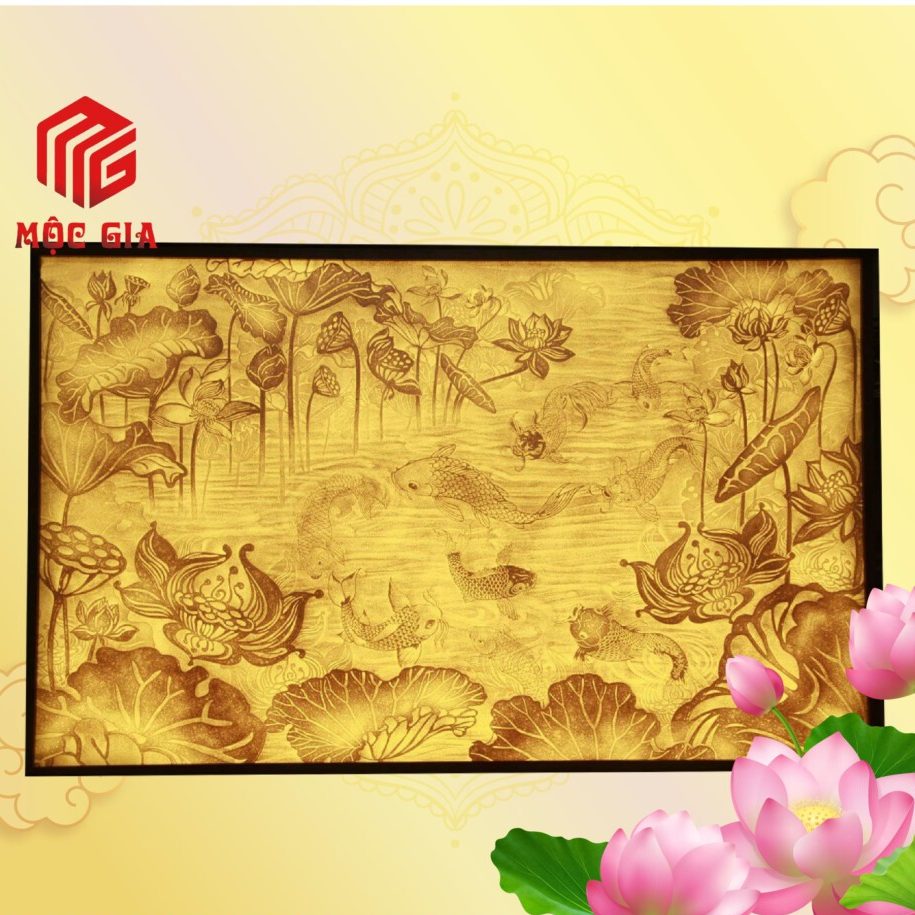 Tranh Trúc Chỉ Ngang Cao Cấp - TT 56