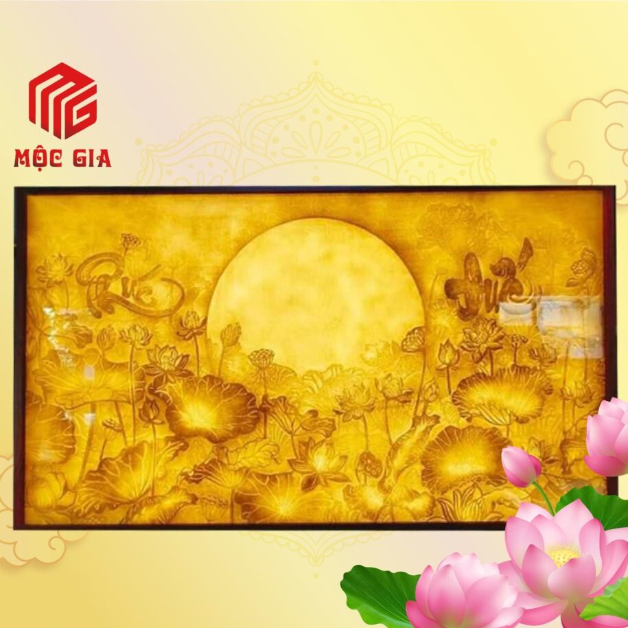 Tranh Trúc Chỉ Ngang Cao Cấp - TT 39