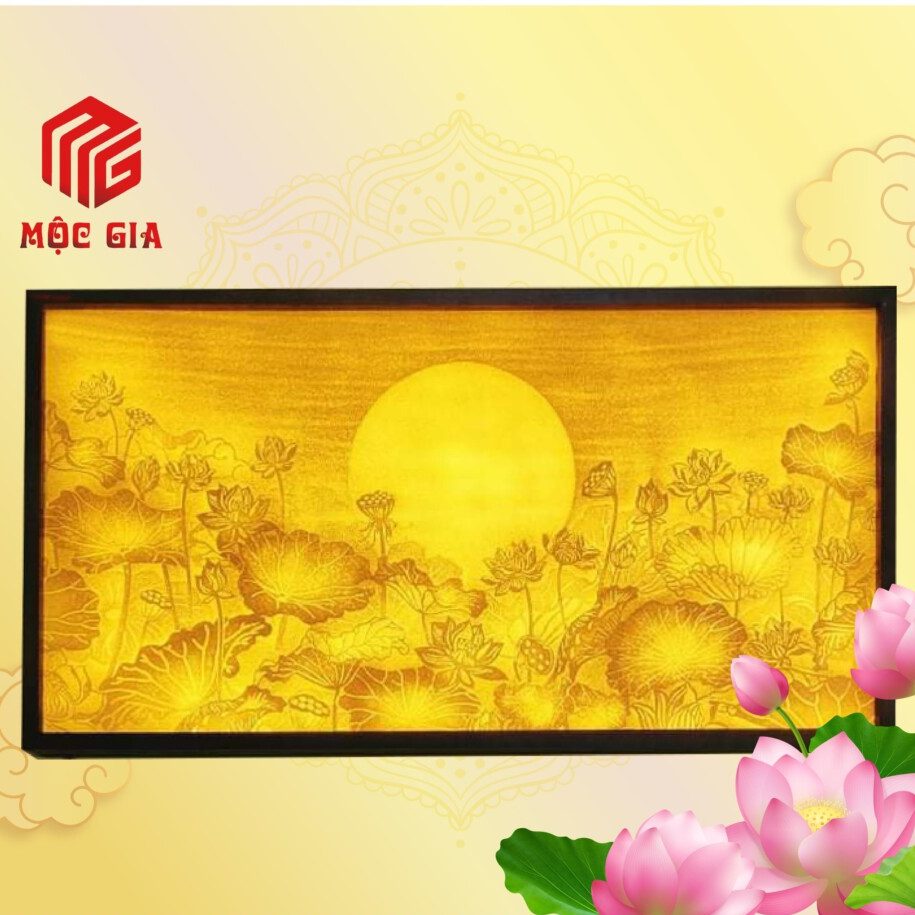 Tranh Trúc Chỉ Ngang Cao Cấp - TT 40