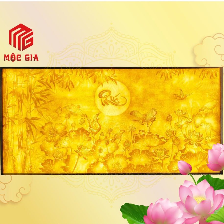 Tranh Trúc Chỉ Ngang Cao Cấp - TT 44