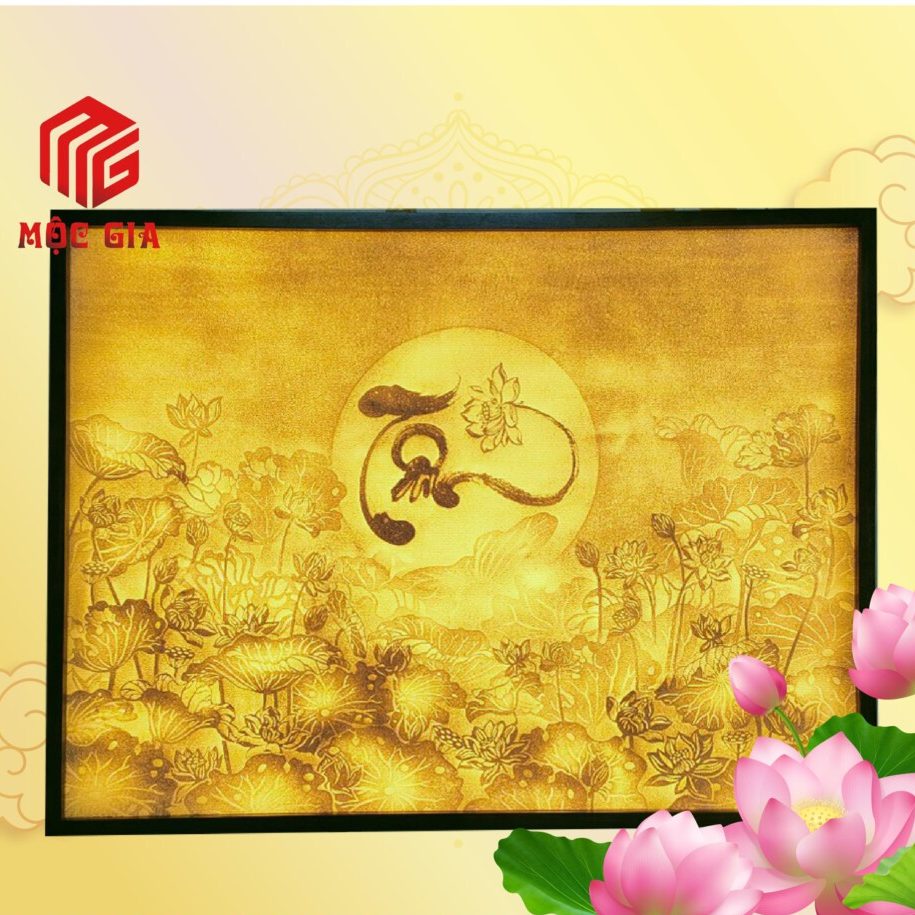 Tranh Trúc Chỉ Ngang Cao Cấp - TT 45