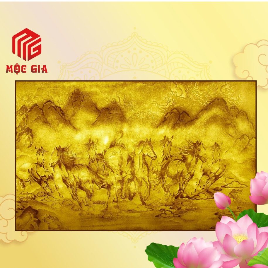 Tranh Trúc Chỉ Ngang Cao Cấp - TT 48