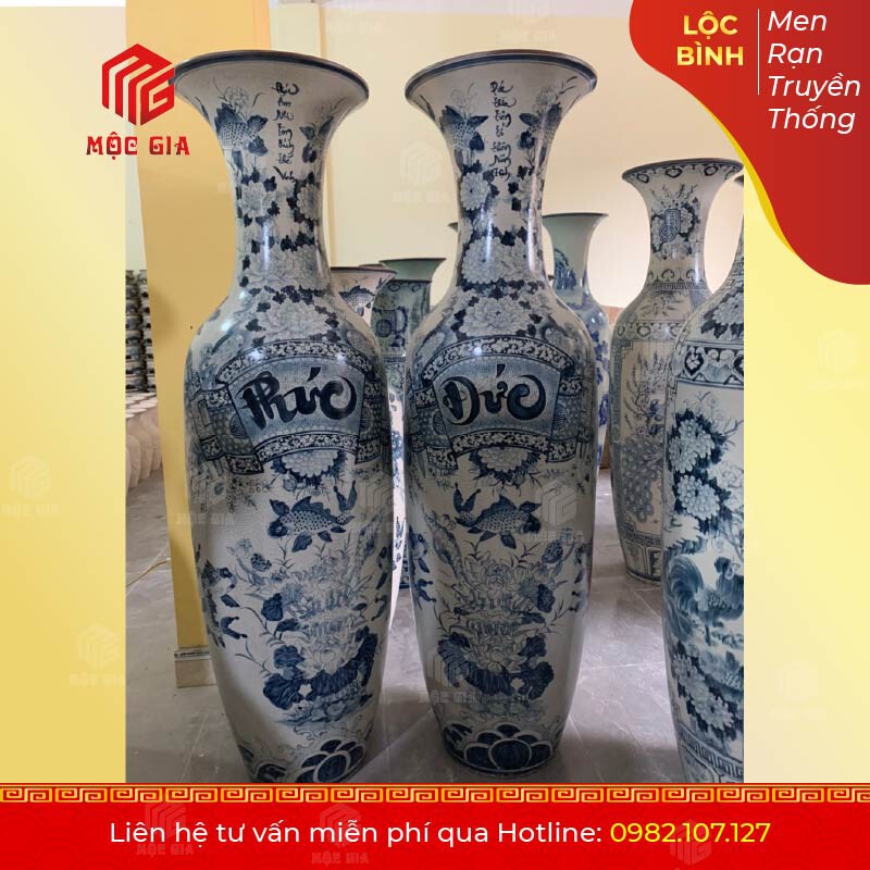 Lộc Bình Men Rạn Truyền Thống - MRTT06