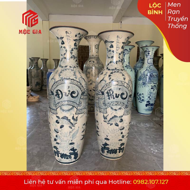 Lộc Bình Men Rạn Truyền Thống - MRTT01