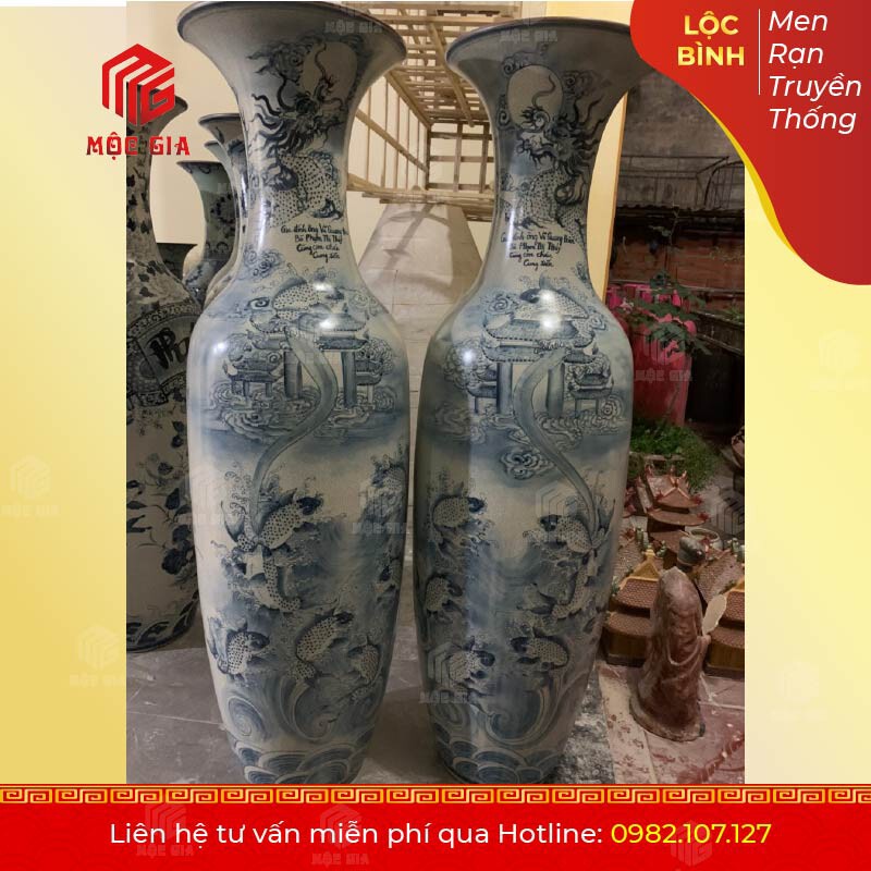 Lộc Bình Men Rạn Truyền Thống - MRTT02