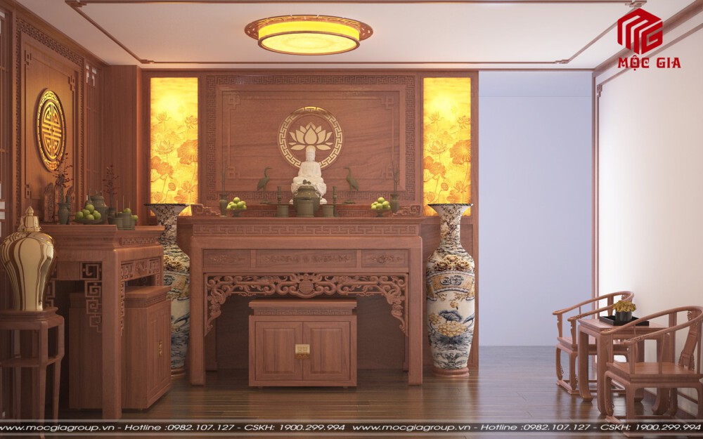 Mẫu phòng thờ đẹp