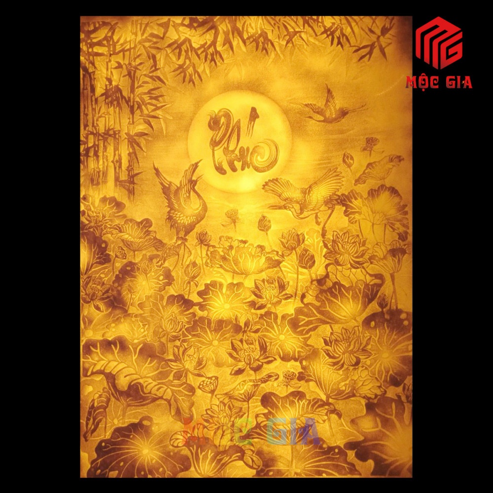 Tranh Trúc Chỉ Dọc Đặc Biệt Cao Cấp - TTDB12