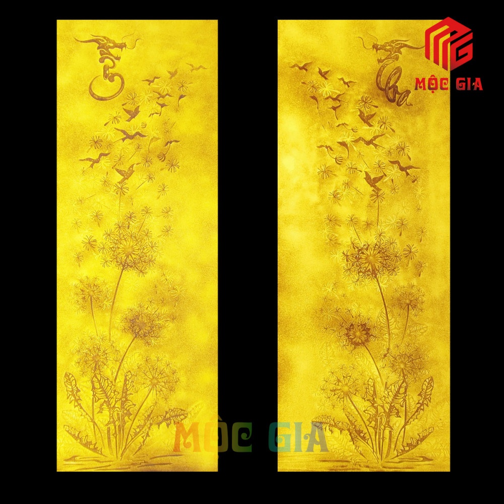 Tranh Trúc Chỉ Dọc Đặc Biệt Cao Cấp - TTDB11