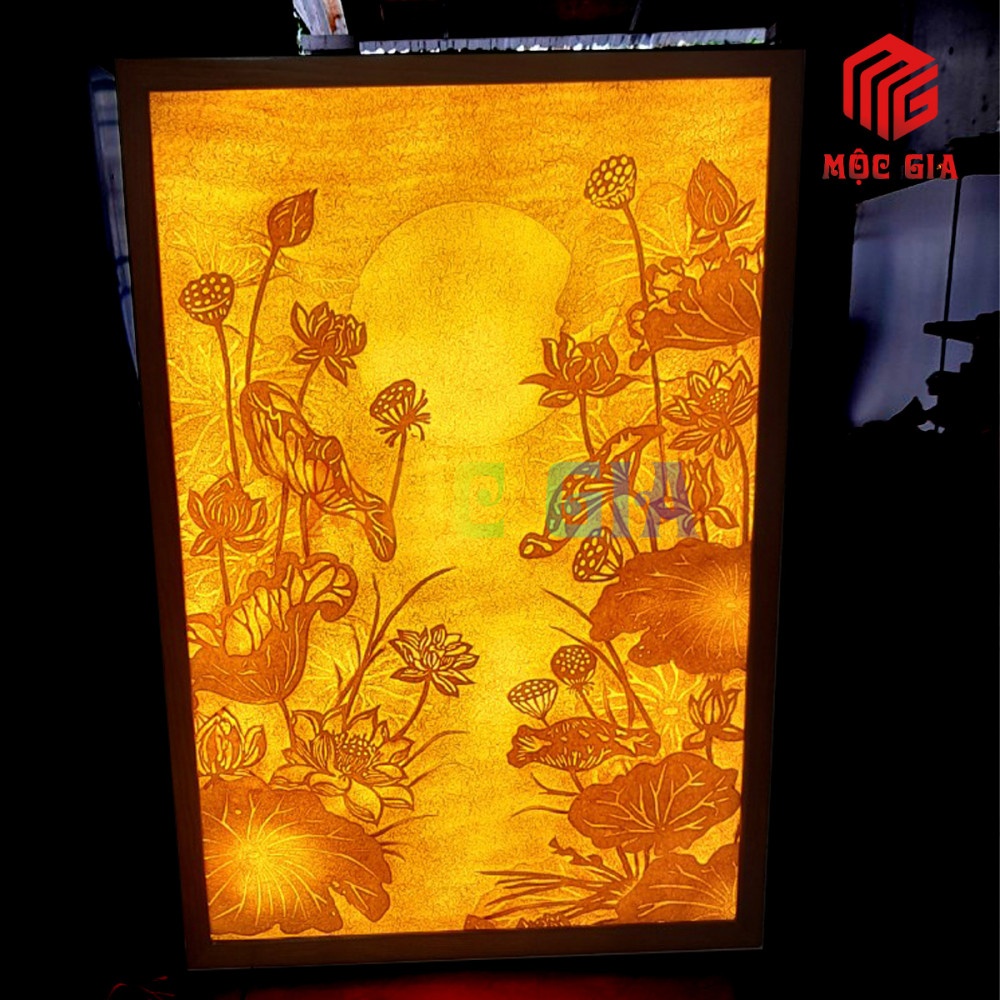 Tranh Trúc Chỉ Giấy Dừa Cao Cấp – GD26