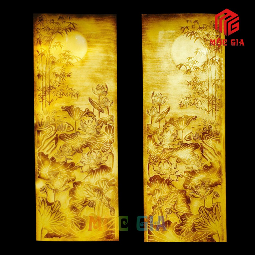 Tranh Trúc Chỉ Dọc Đặc Biệt Cao Cấp - TTDB15