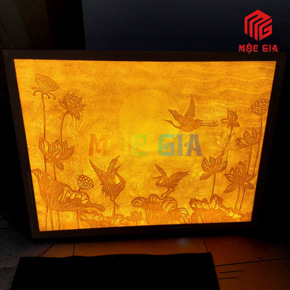 Tranh Trúc Chỉ Giấy Dừa Cao Cấp - GD03