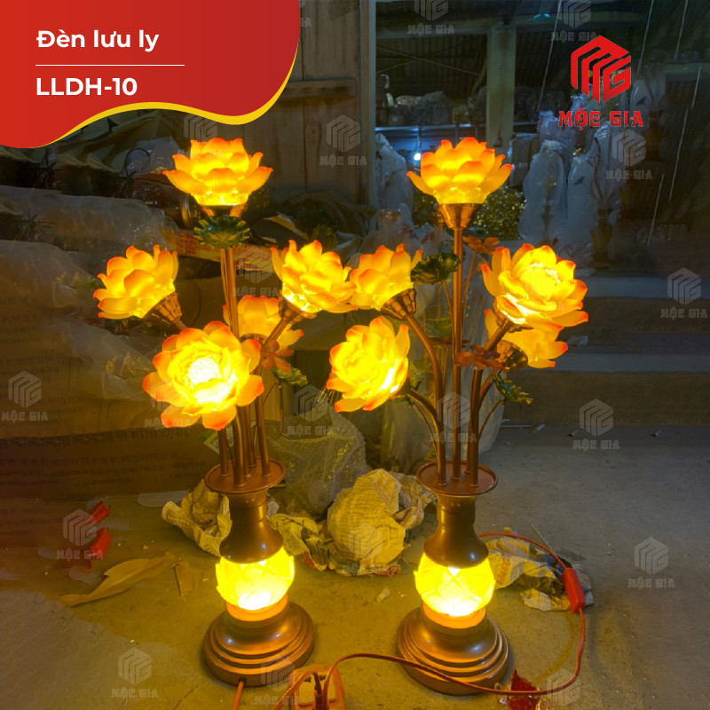 Đèn thờ lưu ly - LLDT-10