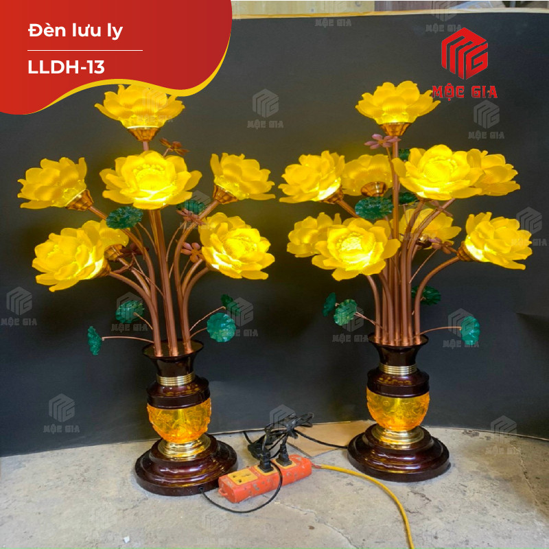 Đèn thờ lưu ly - LLDT-13