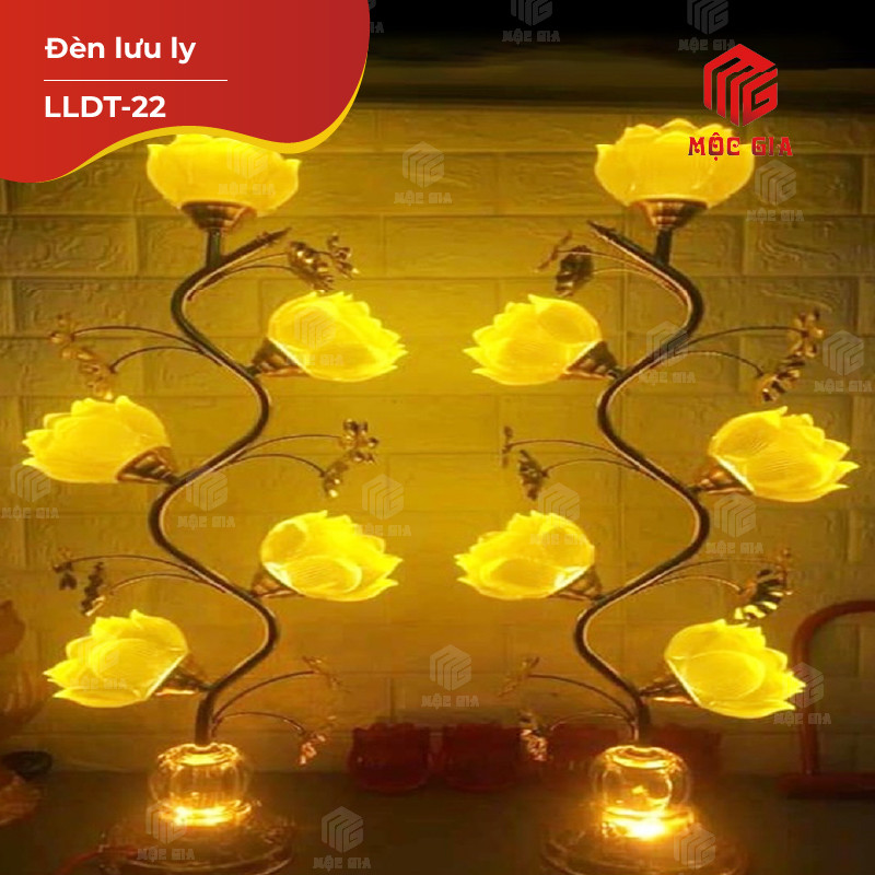 Đèn thờ lưu ly - LLDT-22