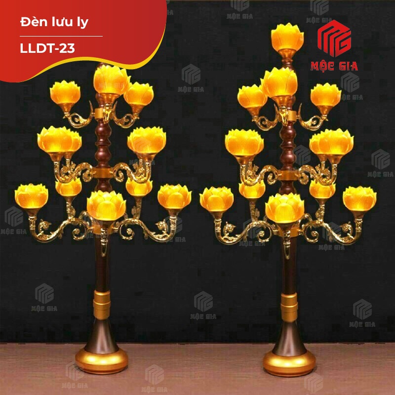 Đèn thờ lưu ly - LLDT-23