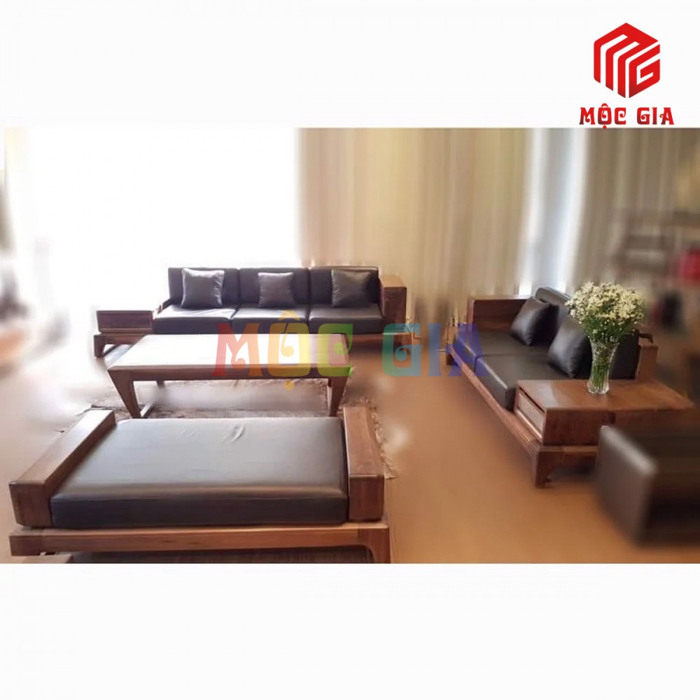 BỘ SOFA GỖ ÓC CHÓ GX-SOC 004-4