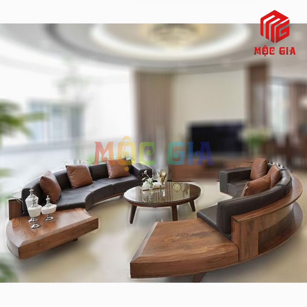 BỘ SOFA GỖ ÓC CHÓ GX-SOC 007