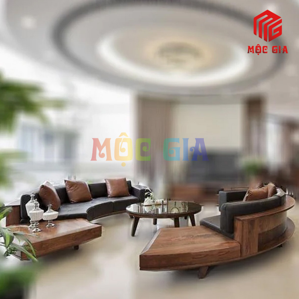 BỘ SOFA GỖ ÓC CHÓ GX-SOC 007