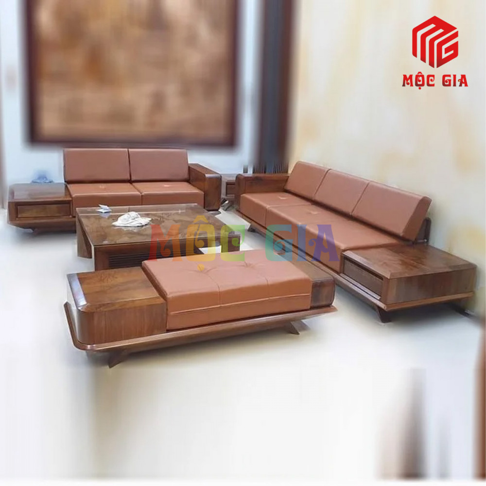 BỘ SOFA GỖ ÓC CHÓ GX-SOC 009