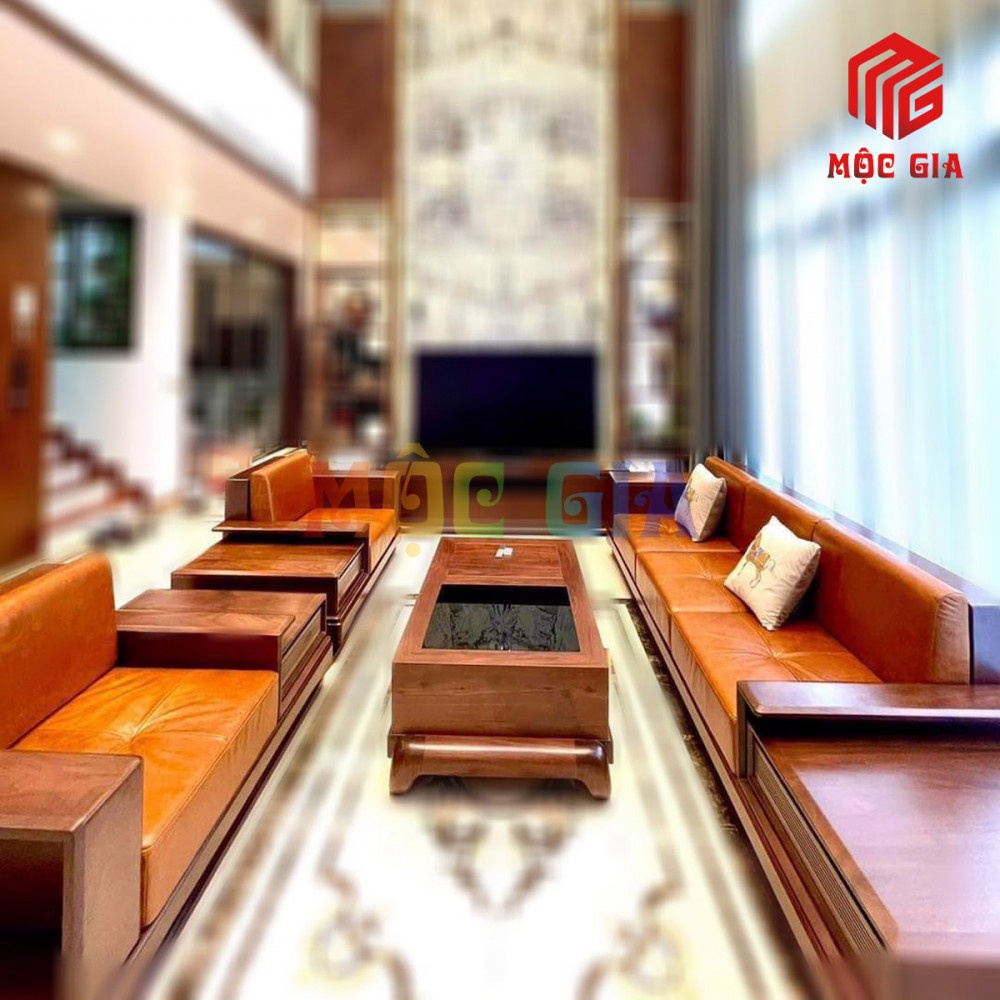 BỘ SOFA GỖ ÓC CHÓ GX-SOC 010