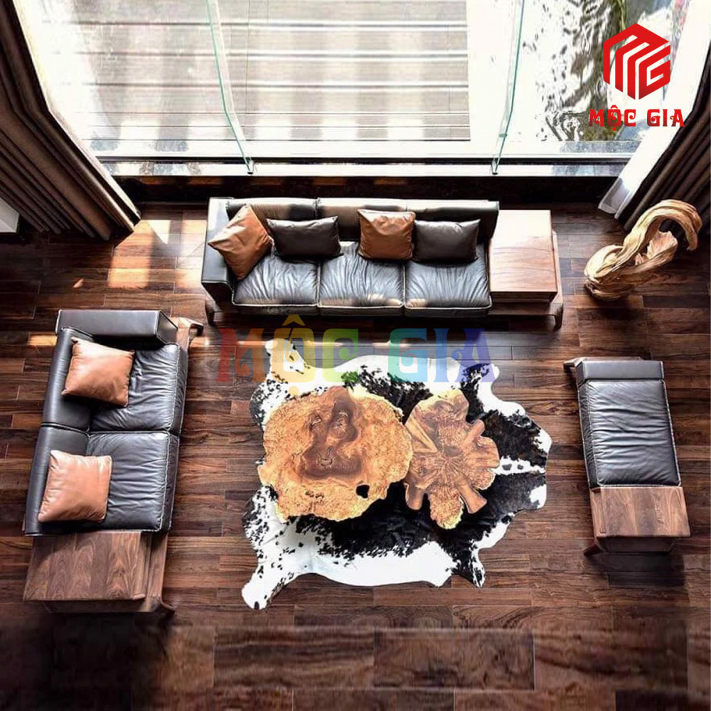 BỘ SOFA GỖ ÓC CHÓ GX-SOC 014-2