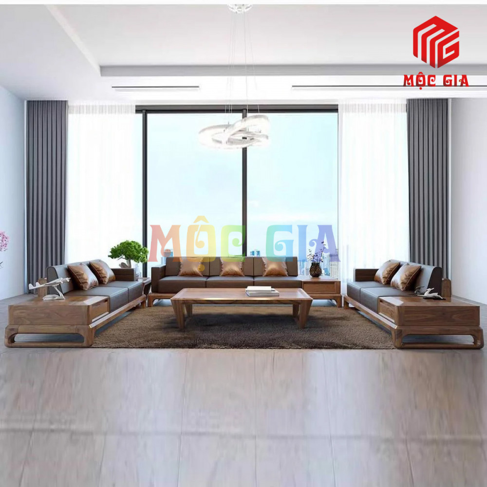 BỘ SOFA GỖ ÓC CHÓ GX-SOC 023