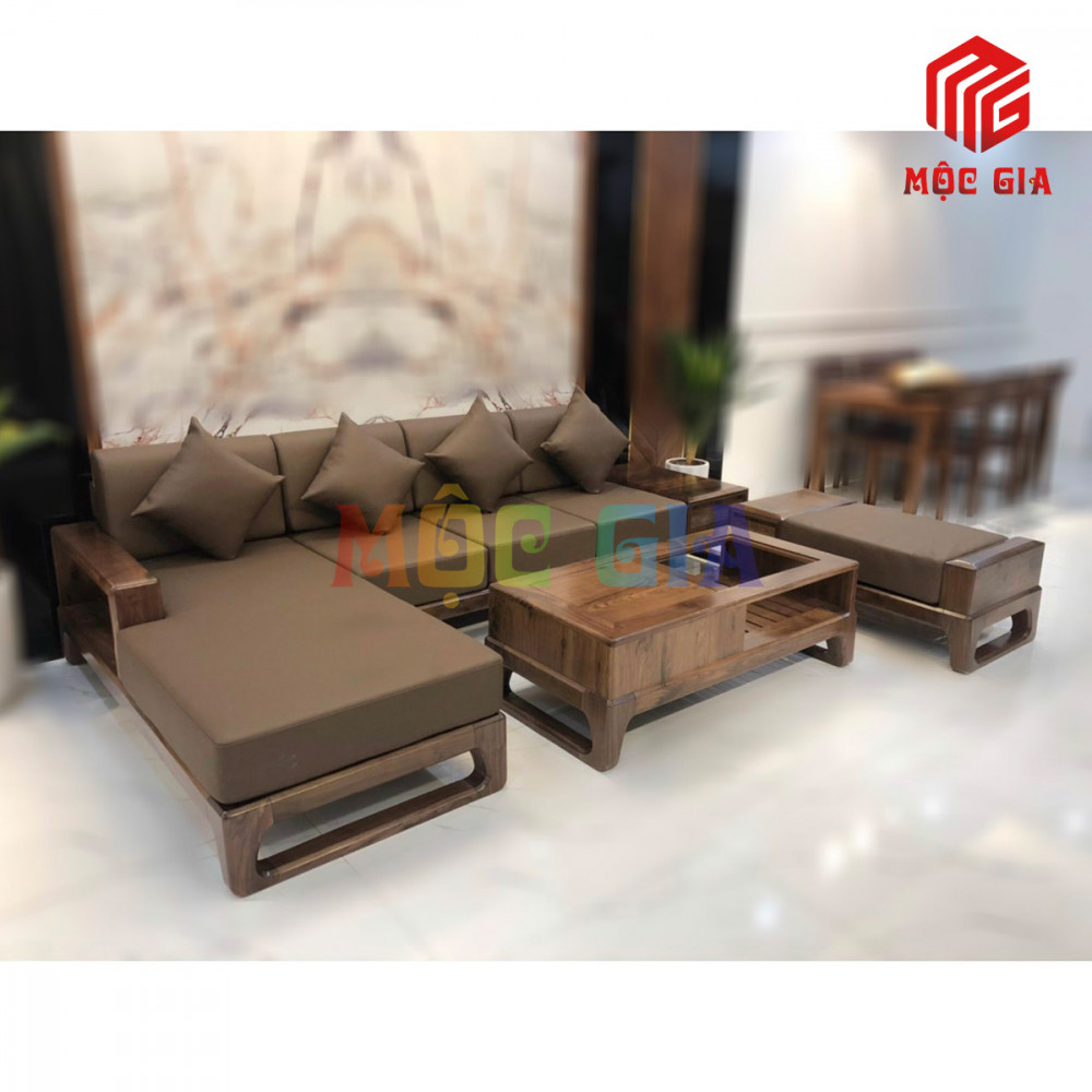 BỘ SOFA GỖ ÓC CHÓ GX-SOC 033