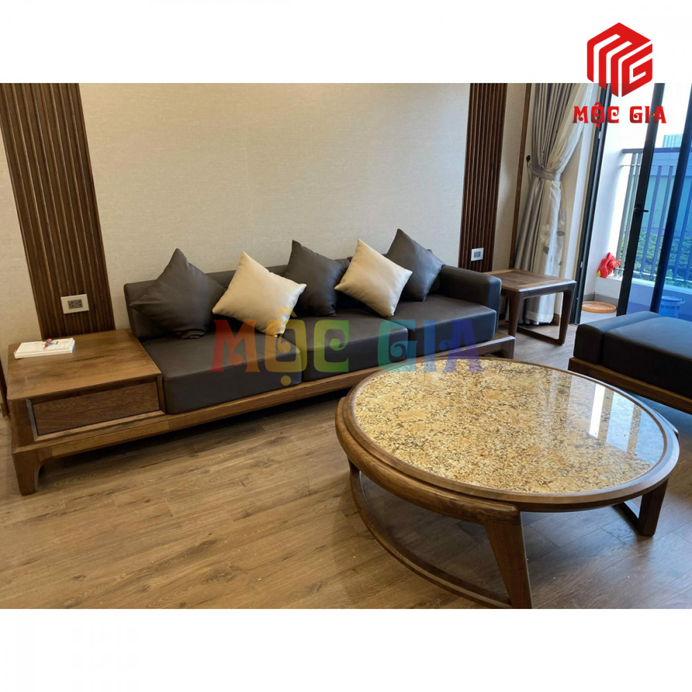 BỘ SOFA GỖ ÓC CHÓ GX-SOC 039