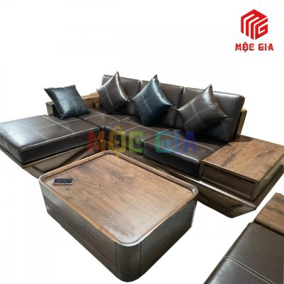 BỘ SOFA GỖ ÓC CHÓ GX-SOC 042