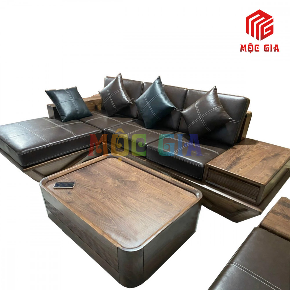 BỘ SOFA GỖ ÓC CHÓ GX-SOC 042