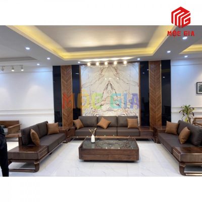 BỘ SOFA GỖ ÓC CHÓ GX-SOC 045