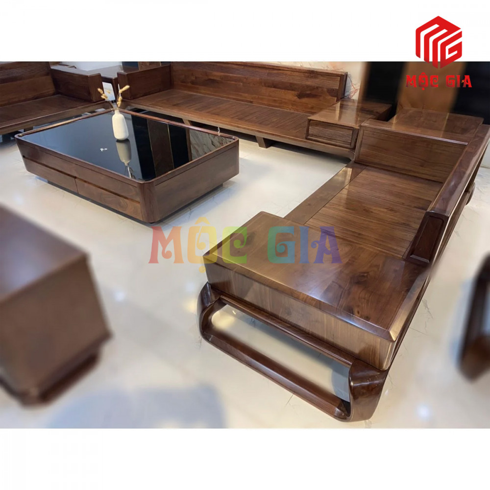 BỘ SOFA GỖ ÓC CHÓ GX-SOC 045