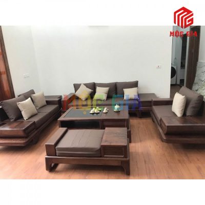 BỘ SOFA GỖ ÓC CHÓ GX-SOC 046-3